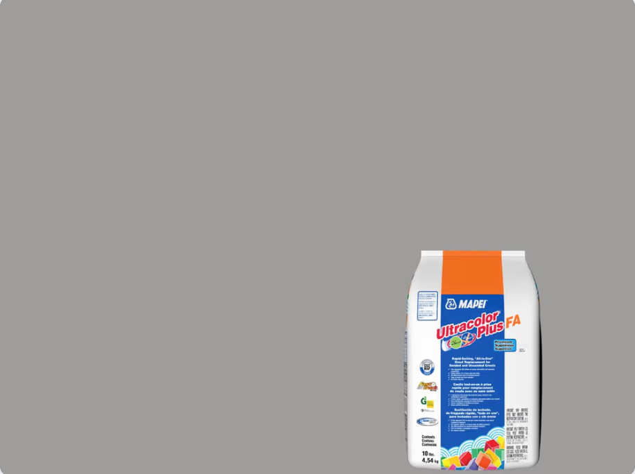#104 Gray Wolf 10 lb - Mapei Ultracolor Plus FA Fast Setting All-In-One Grout ||6BU010405
