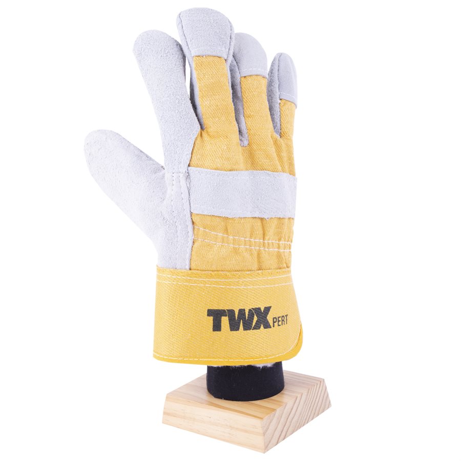 Toolway - Gants en cuir refendu avec doublure acrylique