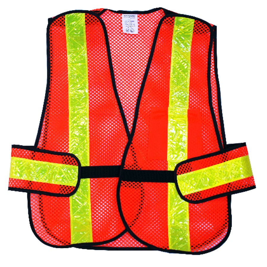 Toolway - Veste de Sécurité détachable en 5-Points Haute-Visibilité Orange
