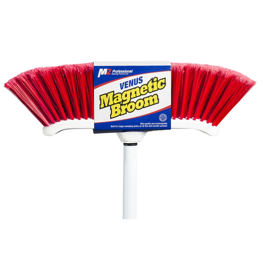 Toolway - M2 Venus Balai courbé à brosse magnétique 12" x 52"