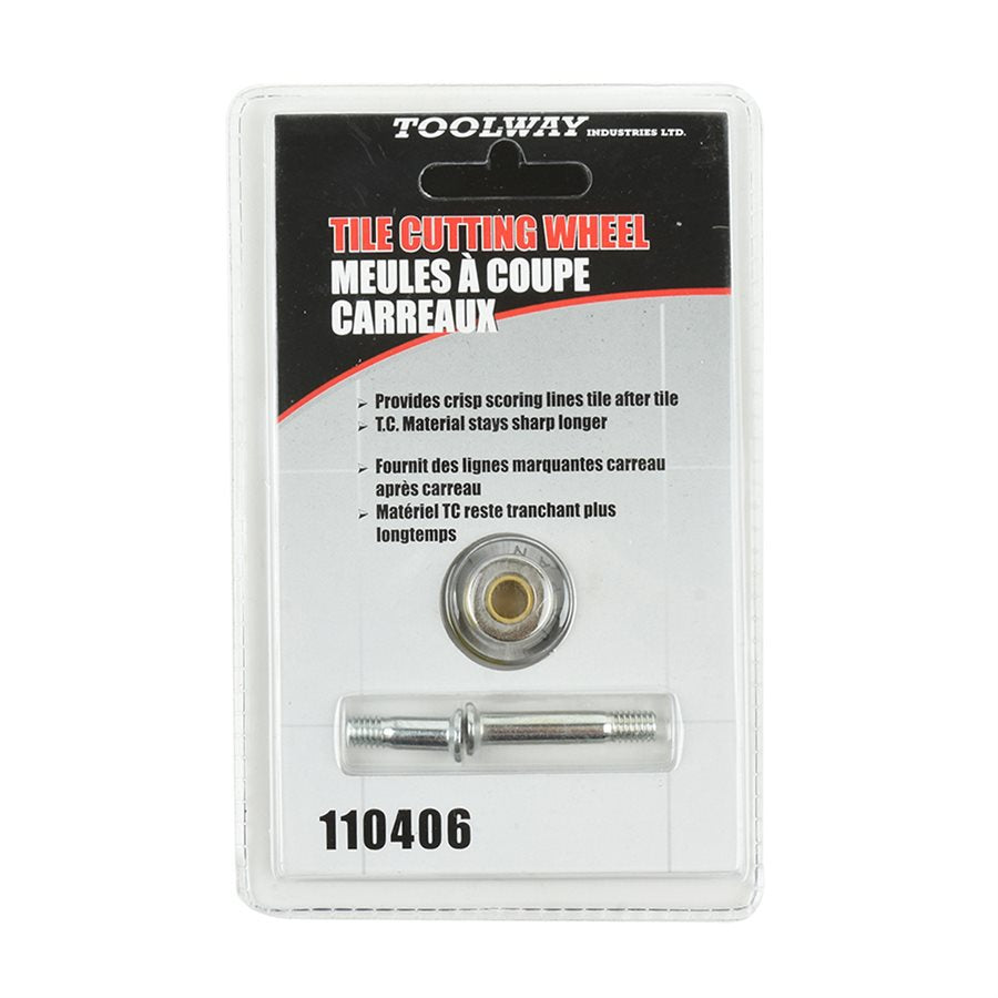 Toolway - Roue de coupe de carreaux 22 mm x 2 mm