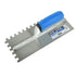 Toolway - Truelle à dents carrées 11" x 4 1/2" (3/8" x 3/8") Poignée Bleue