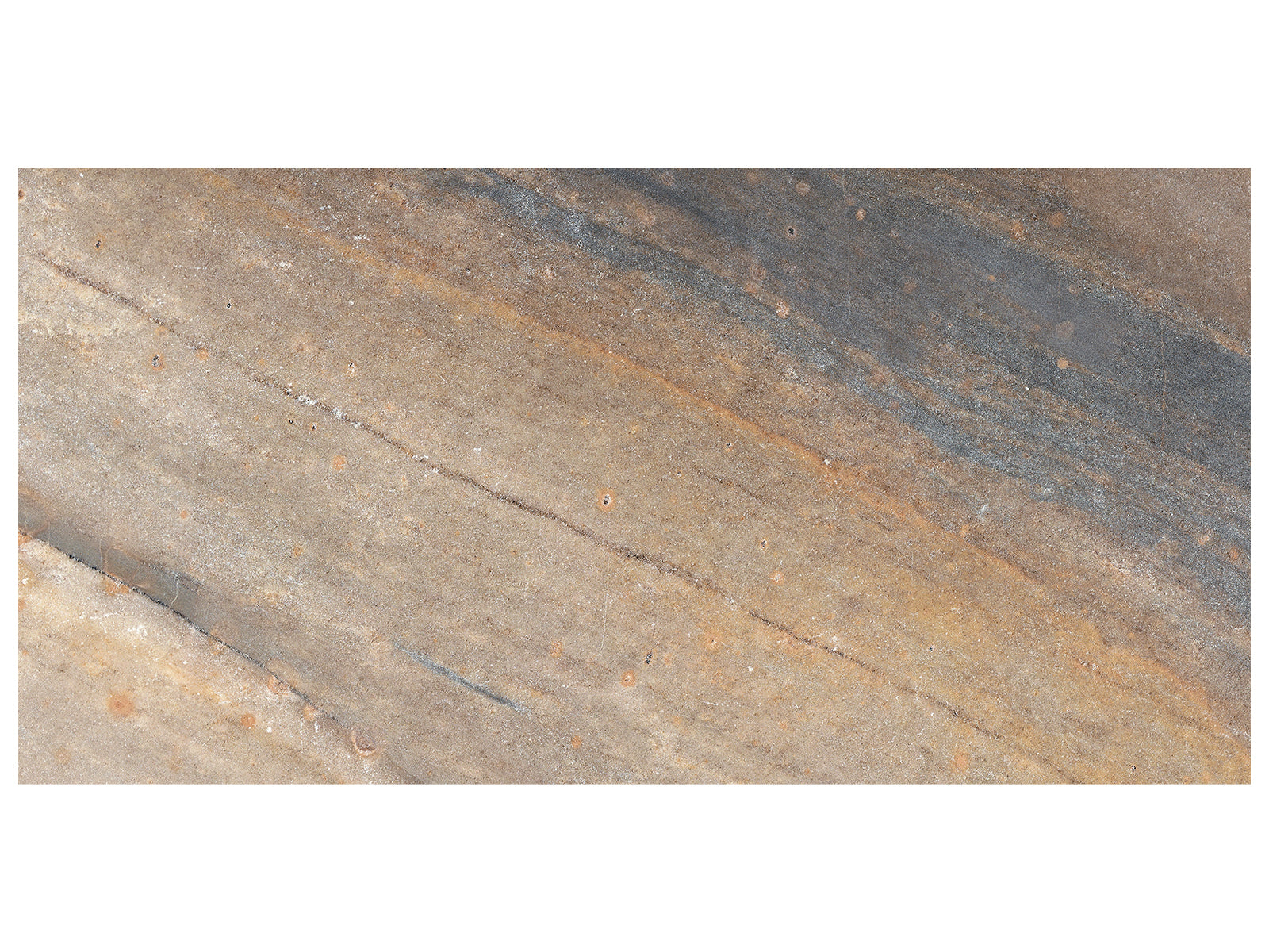 Anatolia - Evolution - Earth - Tuile de porcelaine émaillée aspect travertin, fini mat 30 x 60 cm (12 x 24 po)