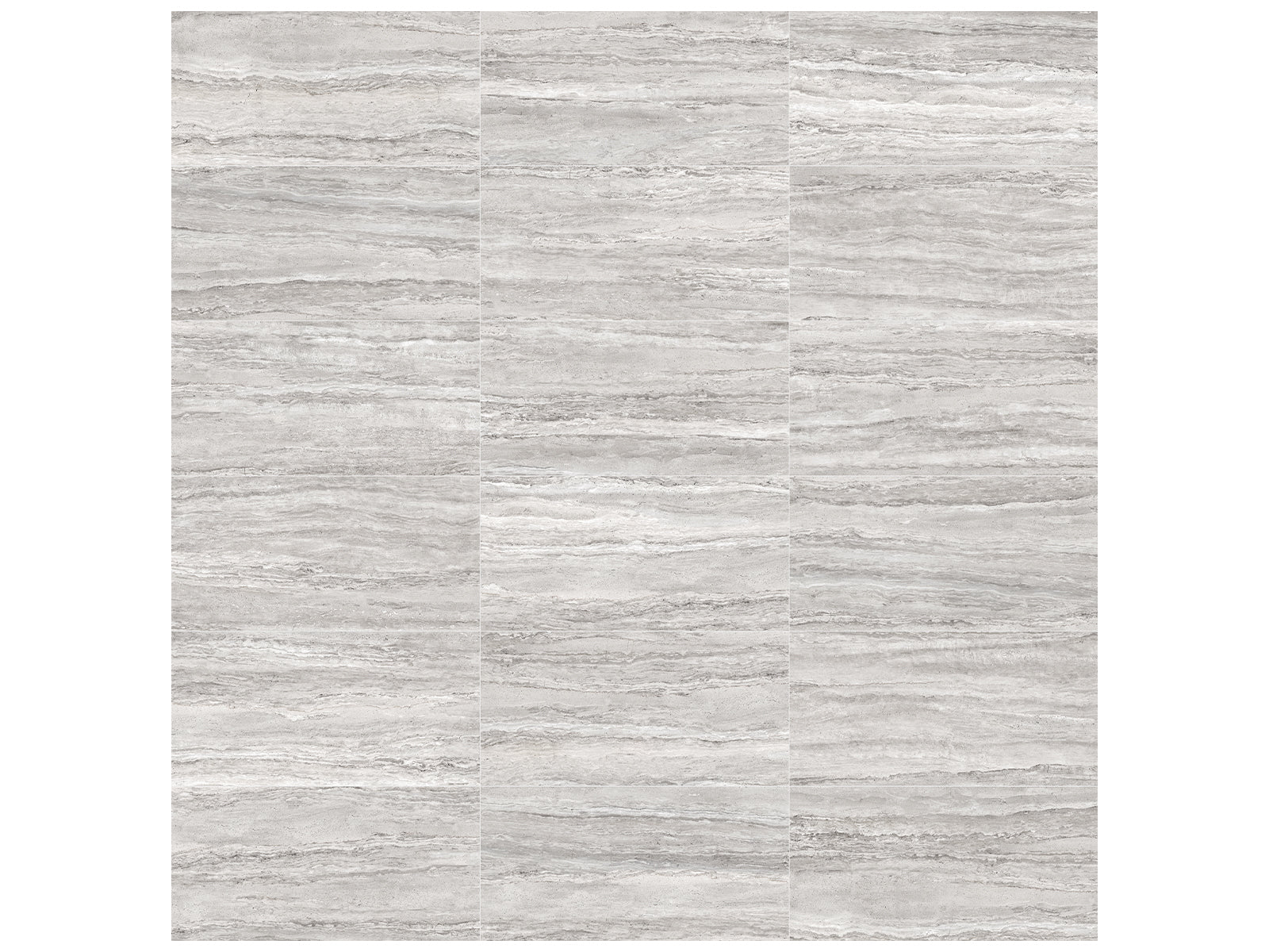 Anatolia - Precept - Ice - Tuile de porcelaine émaillée aspect travertin, fini mat 30 x 60 cm (12 x 24 po)