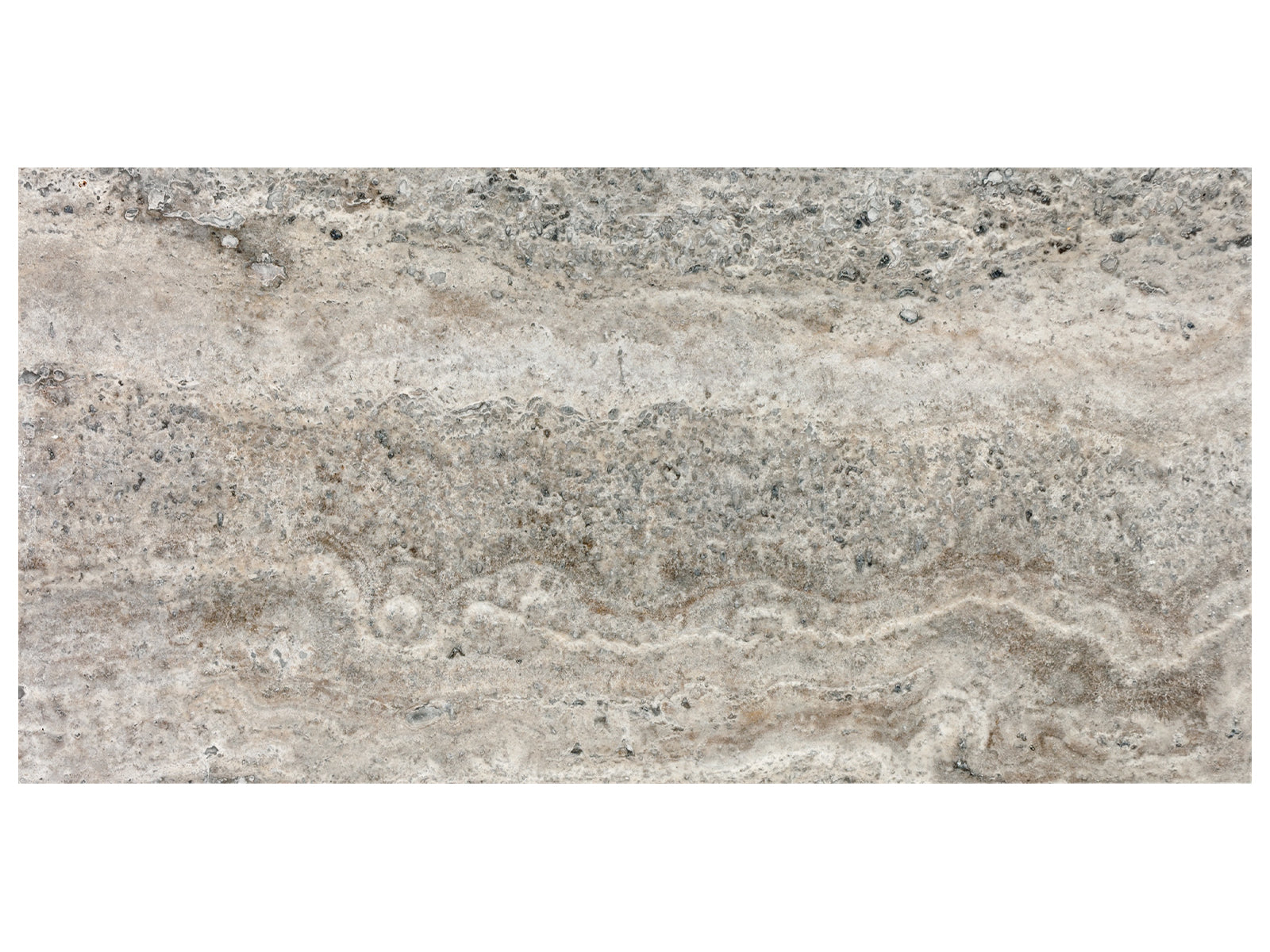 Anatolia - Tuiles plancher Silver Ash Veincut Rempli et adouci 12" x 24" (vendu en pi²)