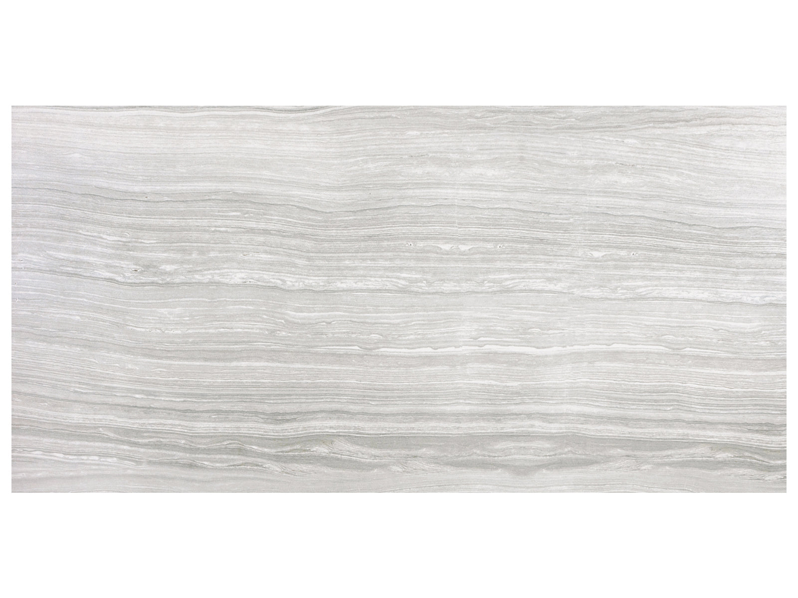 Anatolia - Eramosa - Ice - Tuile de porcelaine émaillée aspect travertin, fini poli, rectifiée 30 x 60 cm (12 x 24 po)
