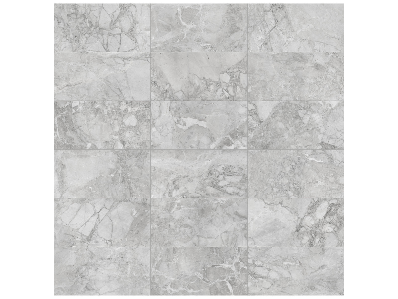 Anatolia - Lumino - Grigio - Tuile de porcelaine émaillée aspect pierre, fini mat, 30 x 60 cm (12 x 24 po)
