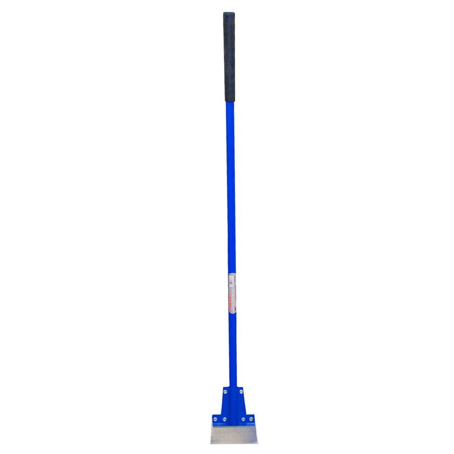 Toolway - Grattoir de sol avec manche en fibre de verre 6" x 48"