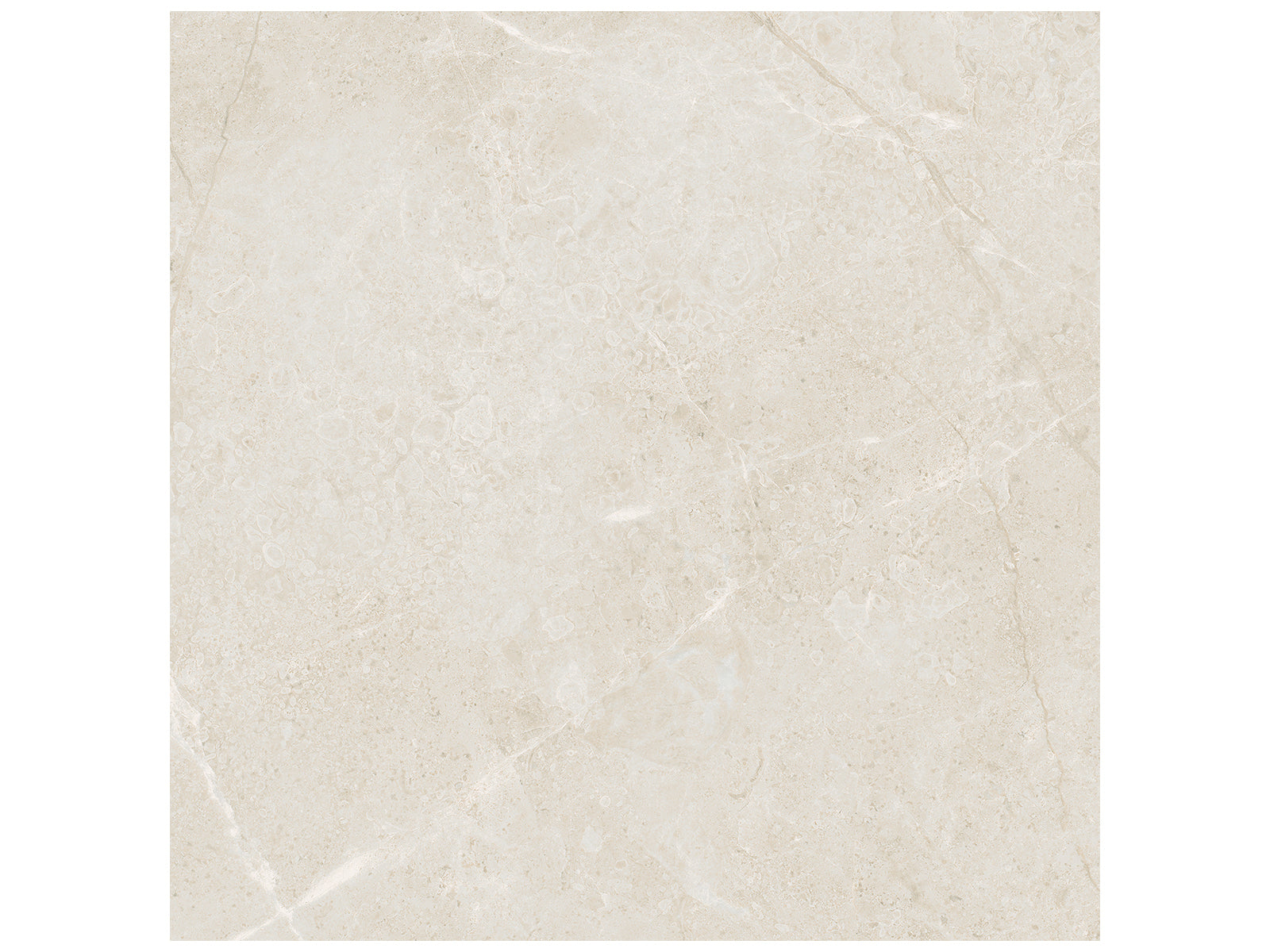 Anatolia - Torino - Avorio - Tuile de porcelaine émaillée aspect pierre, fini mat 33 x 33 cm (13 x 13 po)
