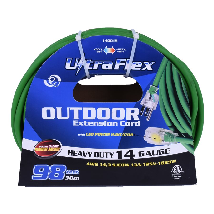 Toolway - Rallonge Électrique Sjeow 14/3" 30.5m 1-Prise
