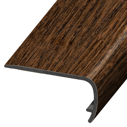 Versatrim - Nez de marche VersaEdge Standard PVC #141 Old World Oak - 1" (25.4 mm) x 2" x 94"