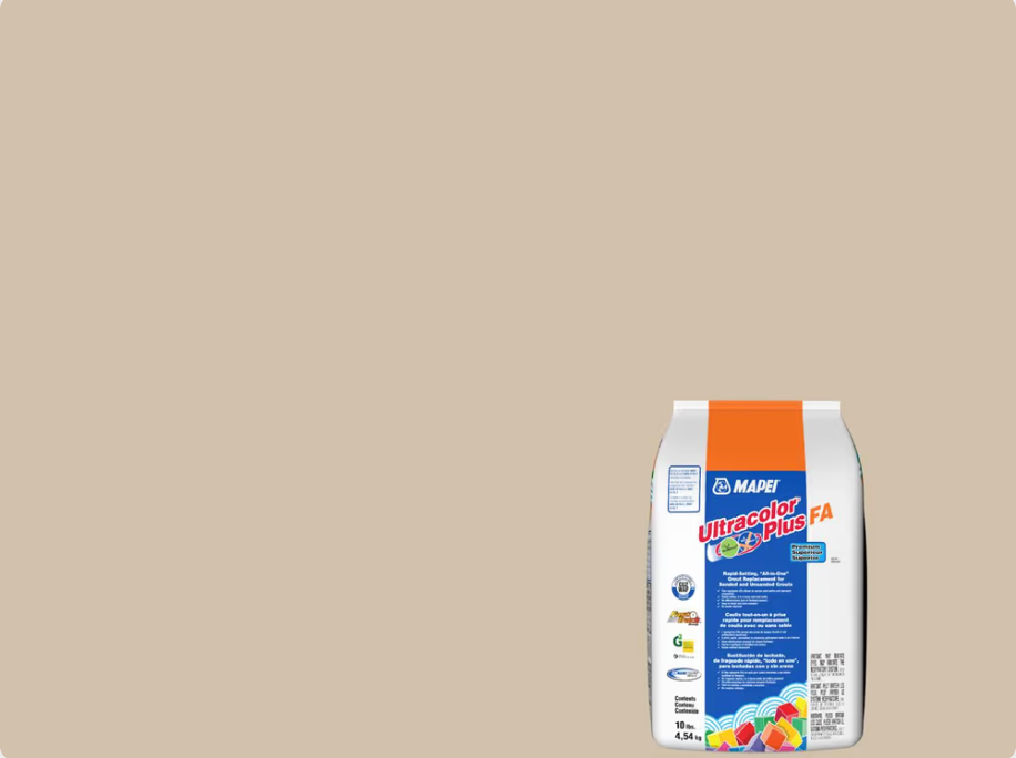 #15 Bone 10 lb - Mapei Ultracolor Plus FA Fast Setting All-In-One Grout ||6BU001505