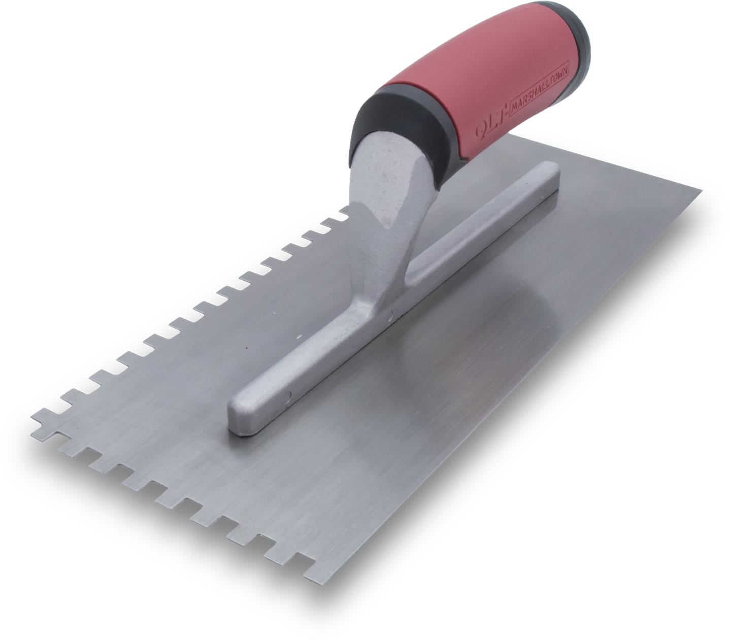 Marshalltown - Truelle à dents carrées 4-1/2" x 11" en acier trempé 3/16" x 3/16" x 3/16" avec poignée souple courbée