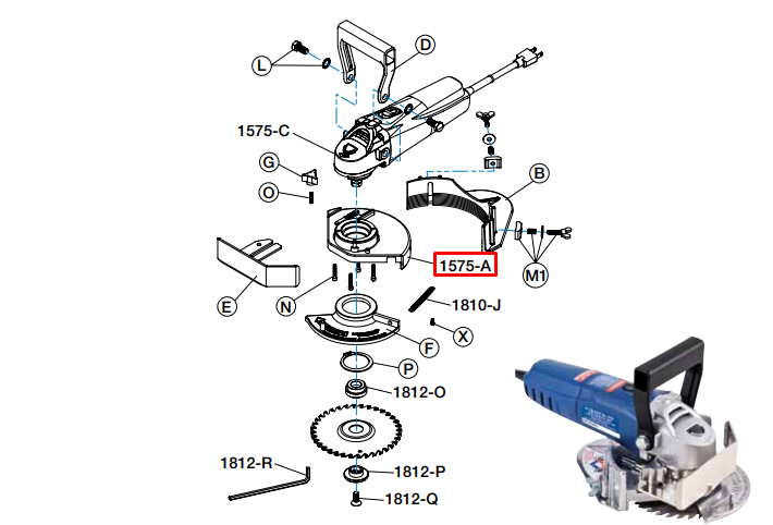 Crain - Boîtier pour no. 575