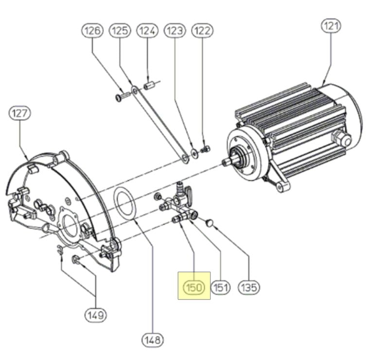 Rubi - Joint torique or pour la scie à tuiles DC-250