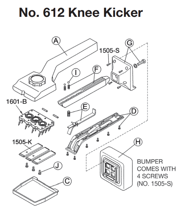 Crain - Pin Plate For Kicker (#612)