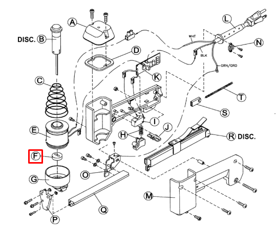 Crain - Amortisseur de bobine pour no. 615-830