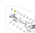 Rubi - Chariot Porte-Arbre avec Roulement pour TZ Tile Cutter