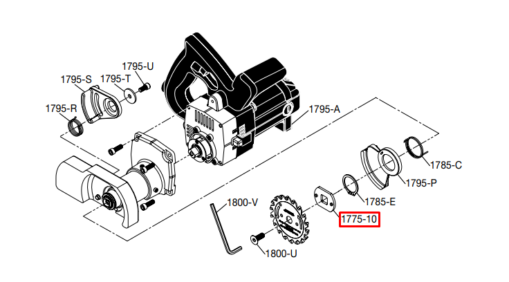 Crain - Support de lame pour no. 775