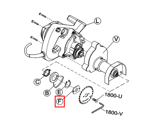 Crain - Support de lame pour no. 785
