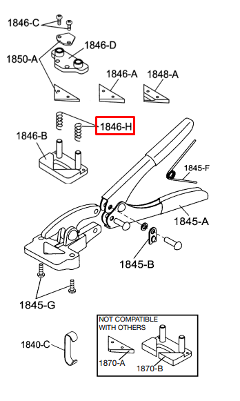 Crain - Ressorts pour no. 851
