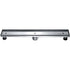 Toolway - Drain de carrelage linéaire 2" x 47" x 3" x 3 1/8"