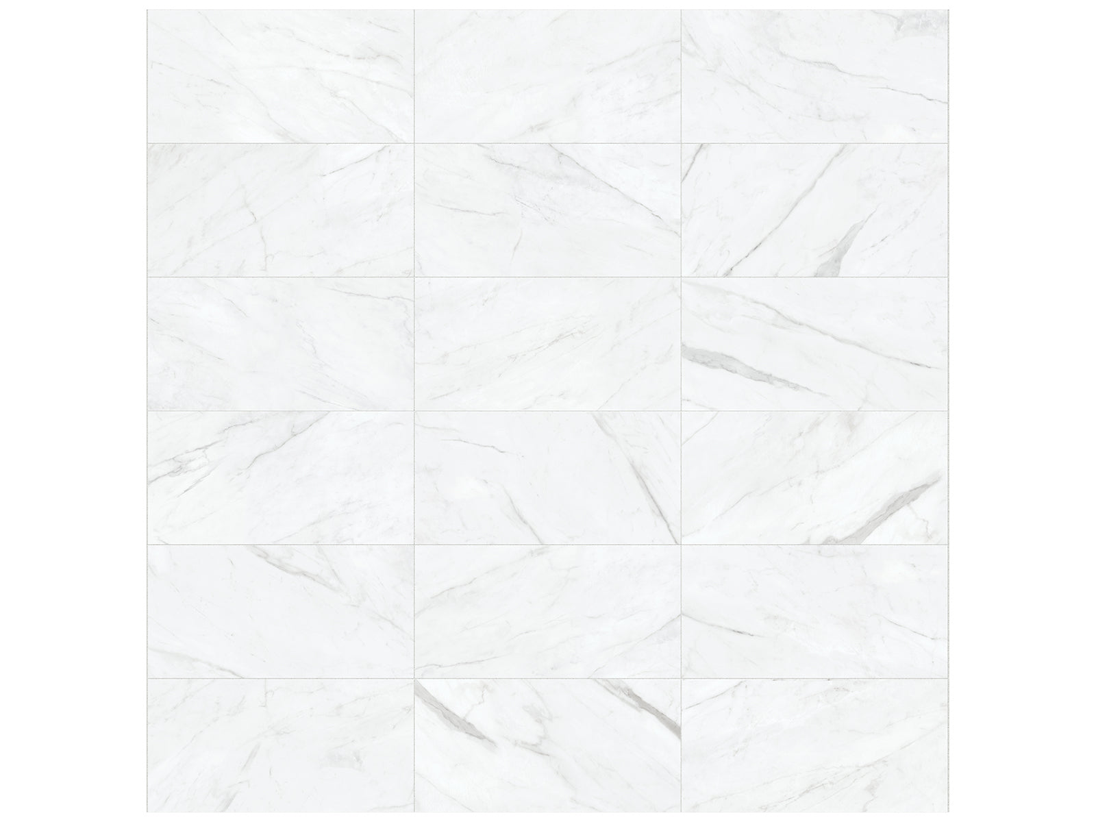Anatolia - Mosaïque de porcelaine Altezza Carrara mate 2" x 2"