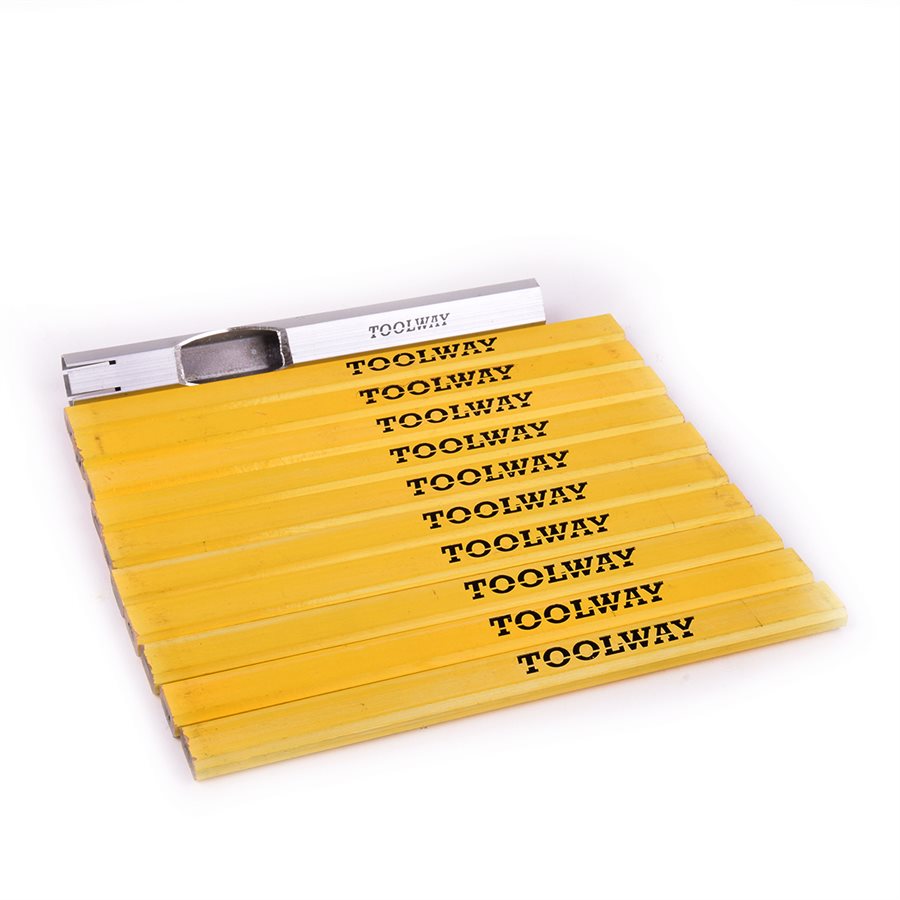 Toolway - Crayons de construction (paquet de 12)