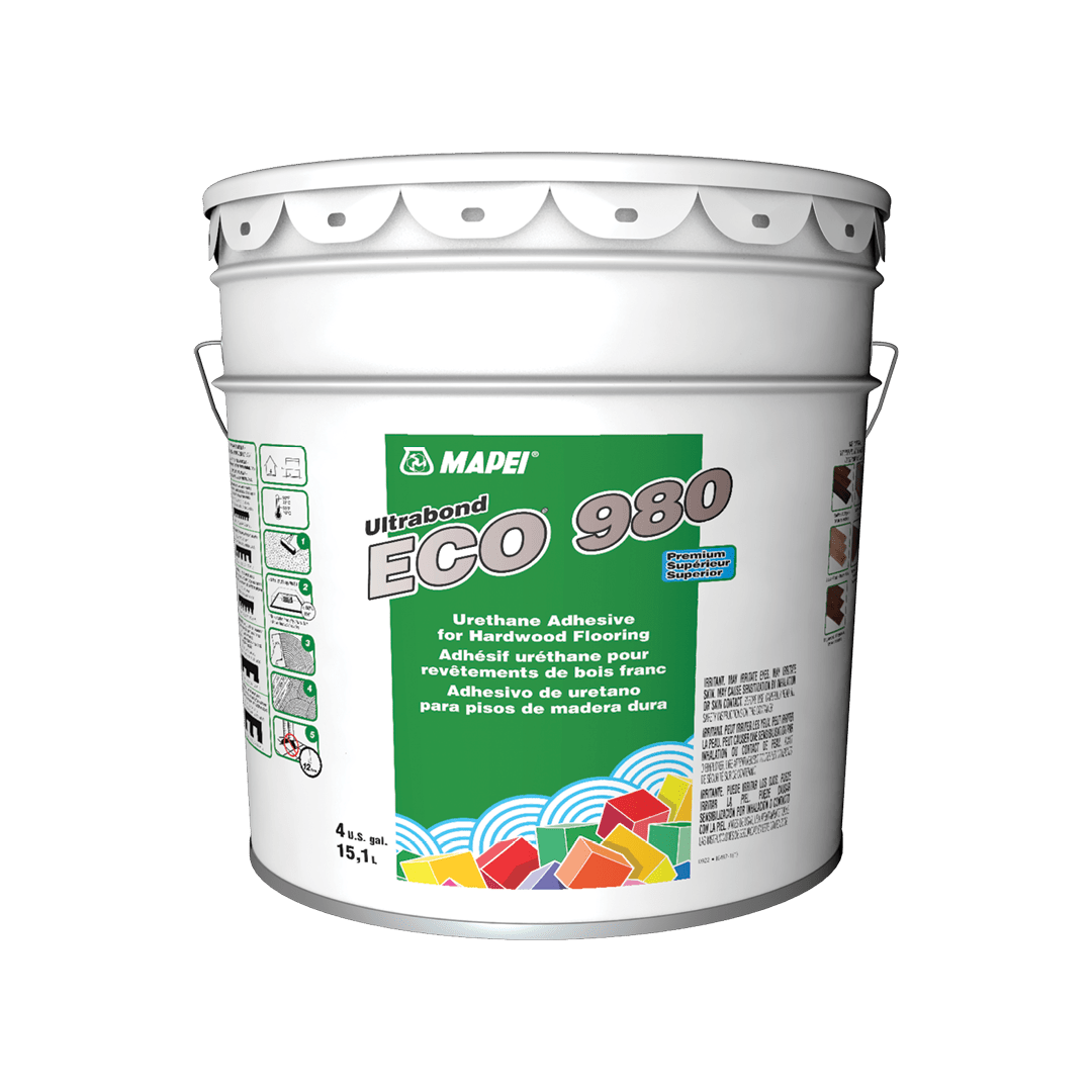Mapei - Ultrabond Eco 980 Adhésif uréthane de première qualité pour planchers de bois franc 4 gal