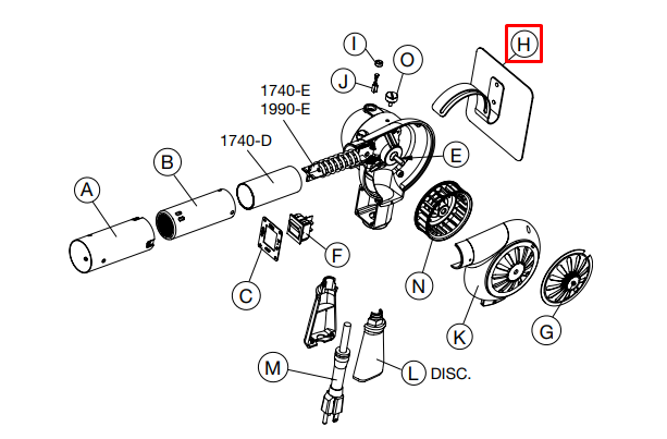 Crain - Appui pour no. 740-990