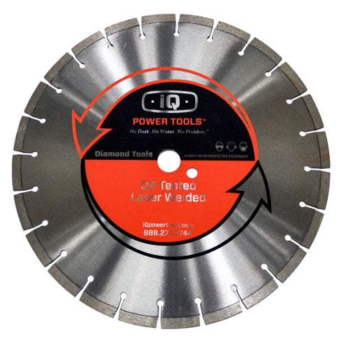 iQ Power Tools - Lame de maçonnerie or soudée au laser 14 "x .125