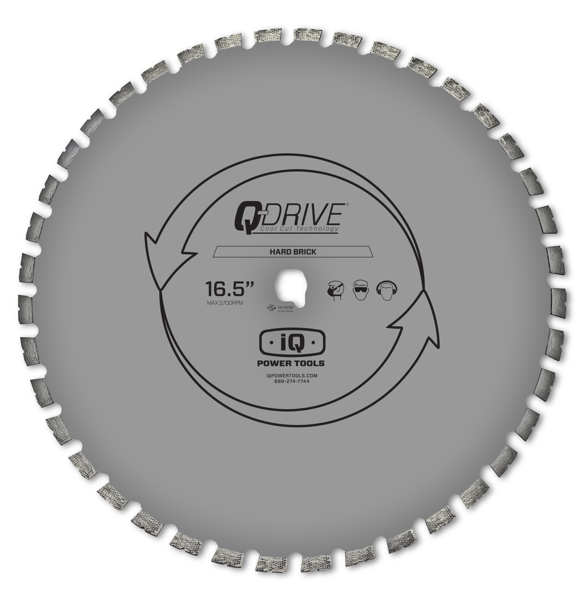 iQ Power Tools - Lame à matériaux semi-dur 16.5" Q-Drive
