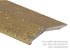 M-D PRO - Barre biseautée en aluminium #CVG Coventry Gold 1" x 12'