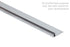 M-D PRO - Bande de finition en aluminium sans punaises avec base pré-perforée, Finition d'usinage - 3/8" x 12'