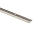 M-D PRO - Bordure de finition en aluminium pour carreaux Titane martelé 1/10" x 12'