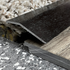 Futura Transitions - Latte de fixation plate Deluxe pour tapis avec clous aluminium martelé nickel 1/4" (6.4 mm) x 1" x 12'