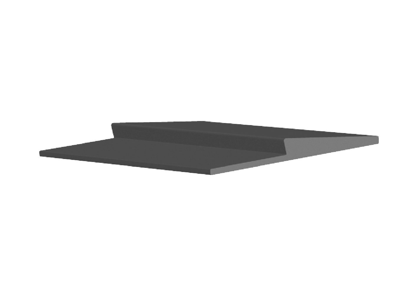 Core Flooring - Moulure décorative pour bordure de tapis en vinyle #1 Black - 1/8" (3.2 mm) x 1" x 100'