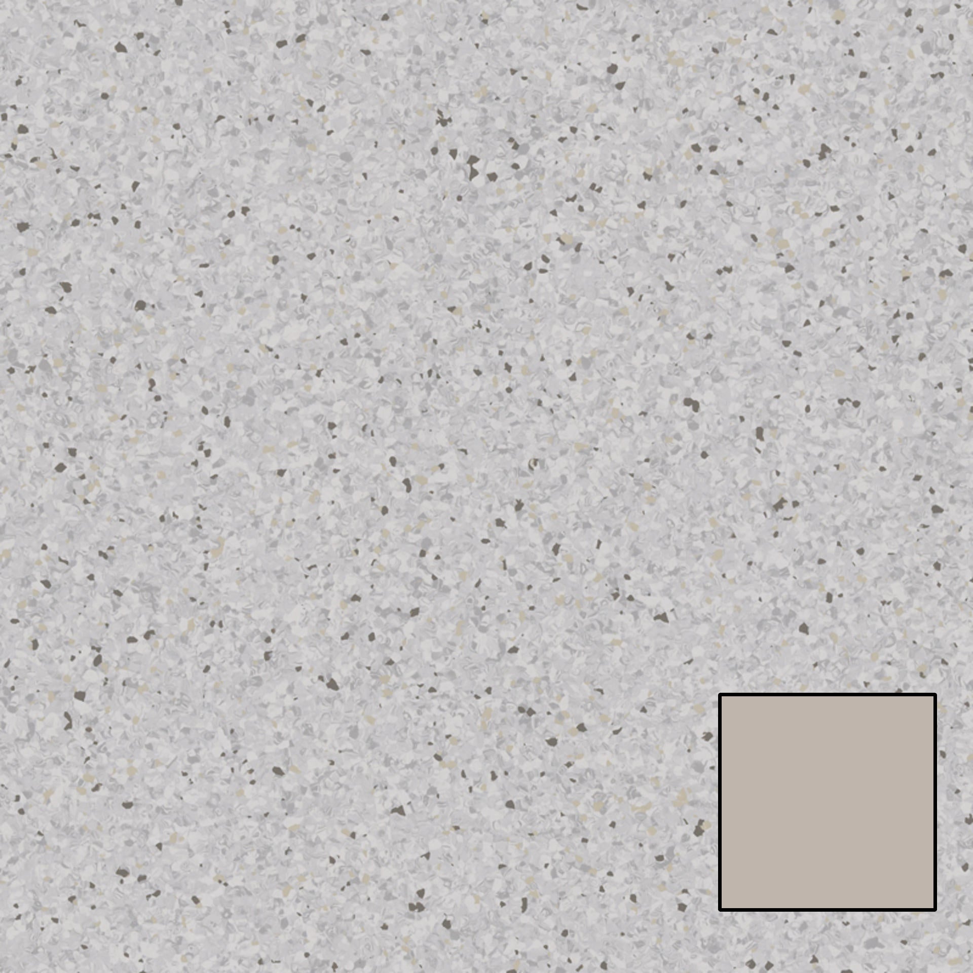 Tarkett - Rouleau de vinyle homogène Aria 3.0 #0652 Gravel 6-1/2' x 2 mm (vendu en vg²)