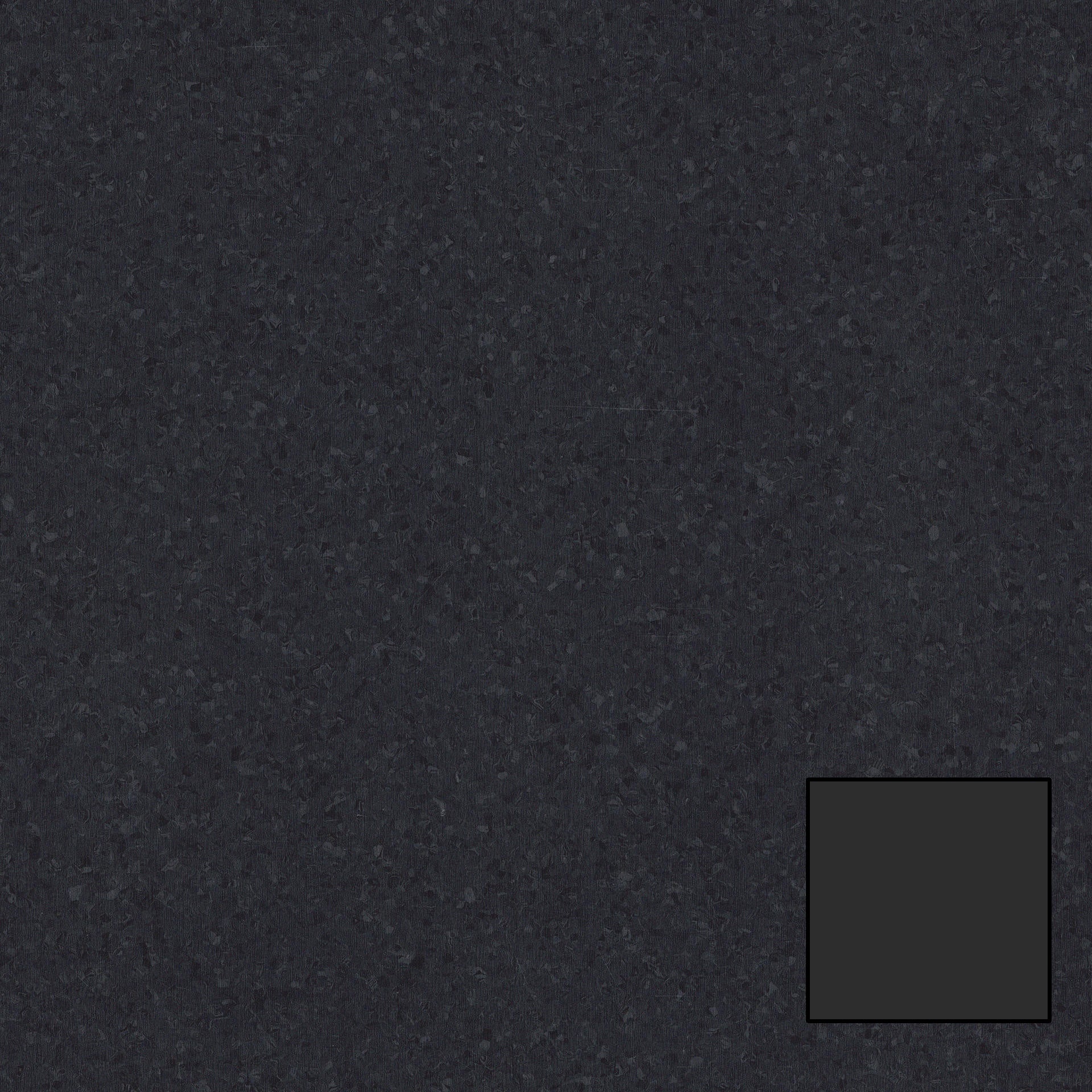Tarkett - Rouleau de vinyle homogène Melodia #707 Black 6.56' - 2 mm (vendu en vg²)