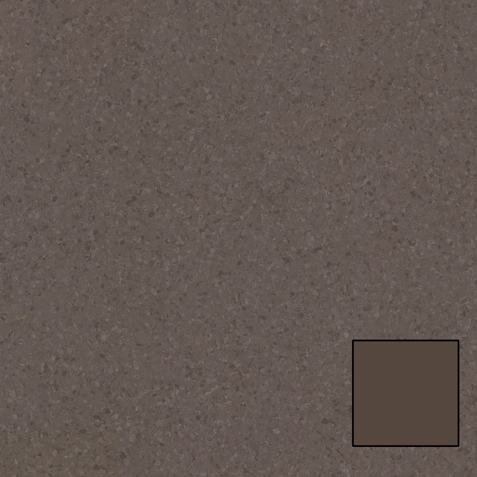 Tarkett - Rouleau de vinyle homogène Melodia #725 Dark Brown 6.56' - 2 mm (vendu en vg²)