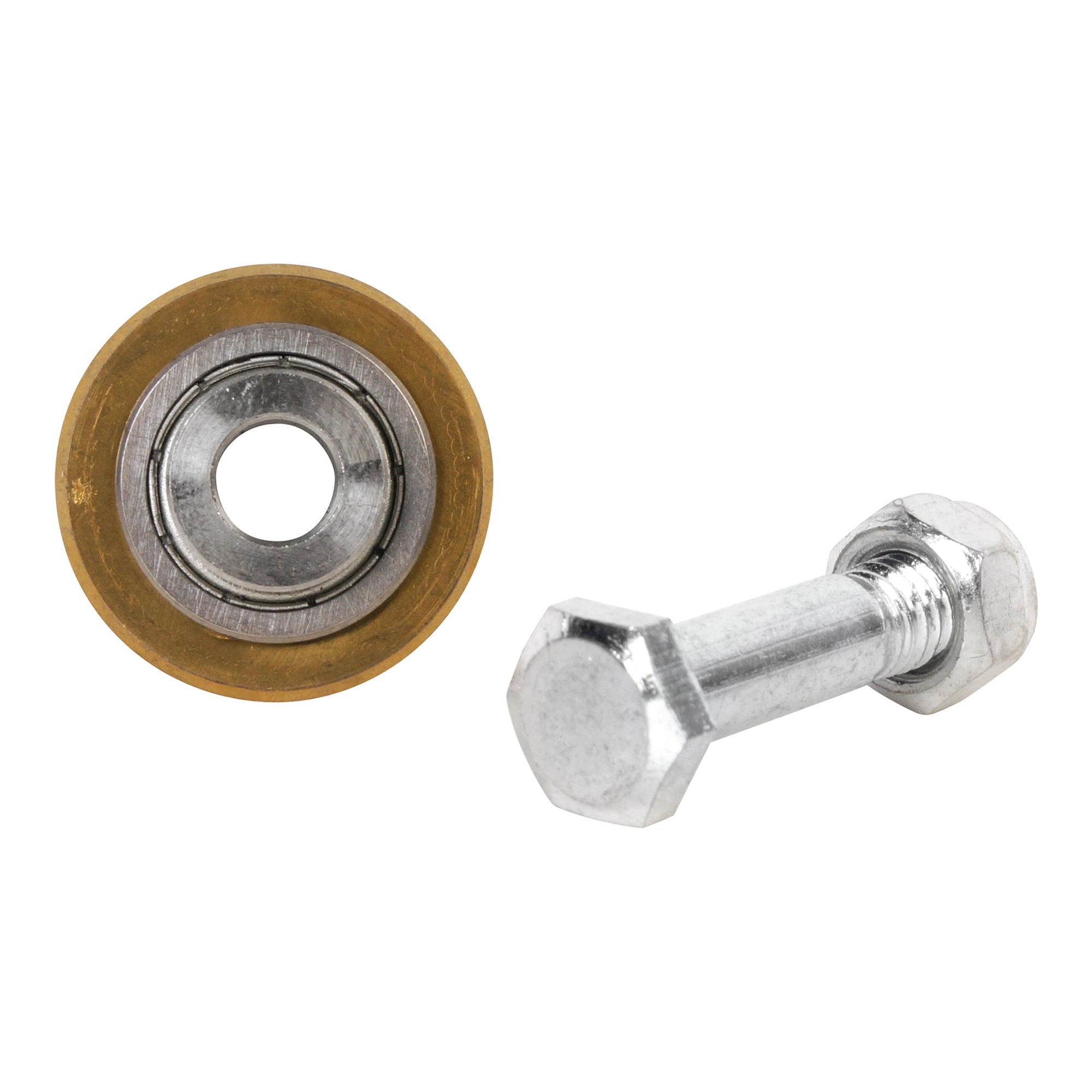 QEP - Molette d'incision 7/8" recouverte de titane avec boulon et contre-écrou