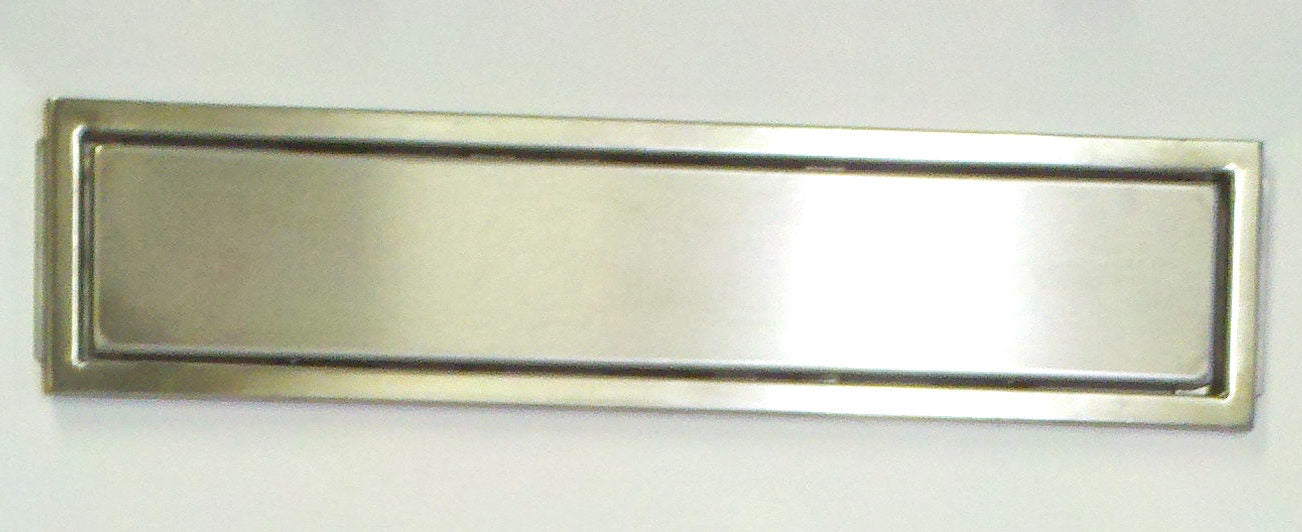 ARC - TrueDEK Linear Drain avec couvercle solide - Acier inoxydable brossé