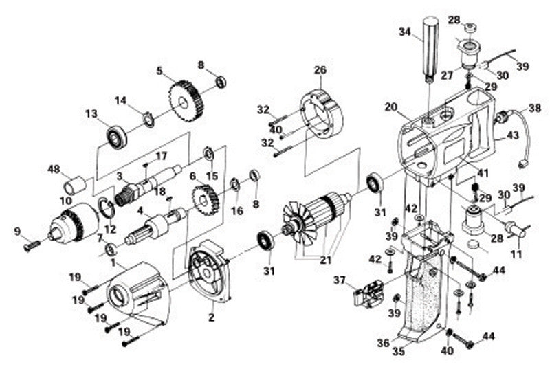 QEP - Guide RIP assemblé pour 22900Q (paquet de 2)