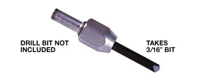 Crain - Adapteur hexagonal 3/16"