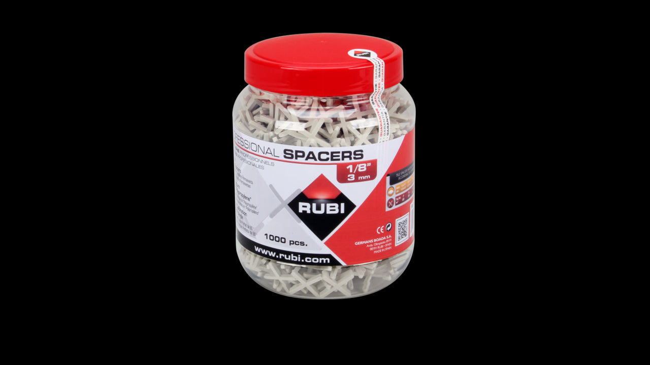 Rubi - Espaceurs pour carrelage 1/8" (paquet de 1000)