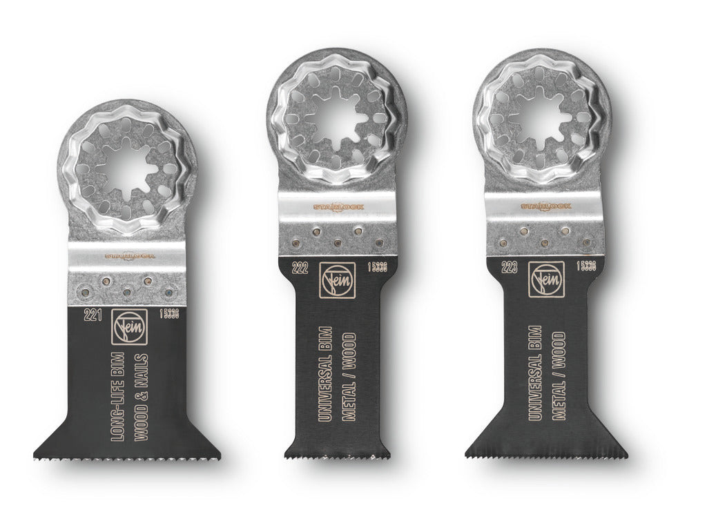 Fein - Combo E-Cut Starlock WOOD & METAL (paquet de 3)