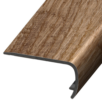 Versatrim - Nez de marche VersaEdge Standard PVC #241 Georgetown Oak - 1" (25.4 mm) x 2" x 94"