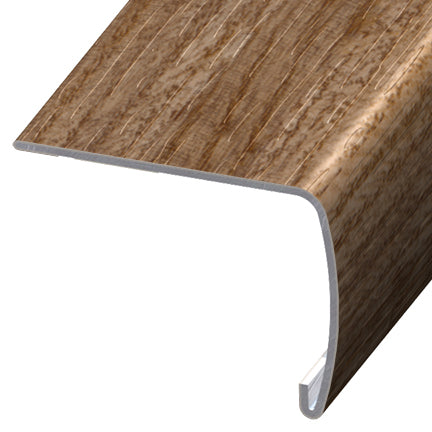 Versatrim - Nez de marche VersaEdge Extra Tall aluminium #241 Georgetown Oak - 1-1/2" (38.10 mm) x 2" x 94"