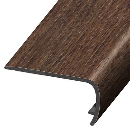 Versatrim - Nez de marche VersaEdge Standard PVC #242 Newport Walnut - 1" (25.4 mm) x 2" x 94"