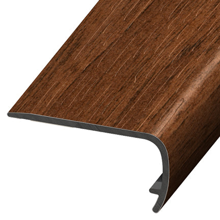 Versatrim - Nez de marche VersaEdge Standard PVC #2474 Dark Walnut - 1" (25.4 mm) x 2" x 94"